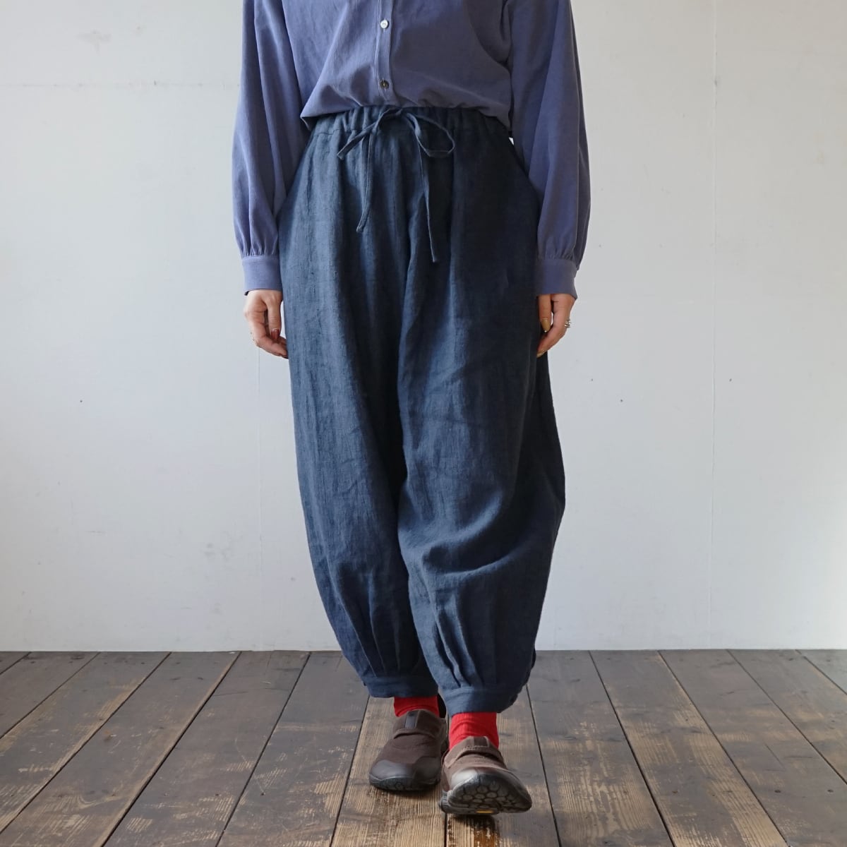 kaval リネンパンツ kaval / phoenix pants ”wool linen herringbone”(カヴァルのウール