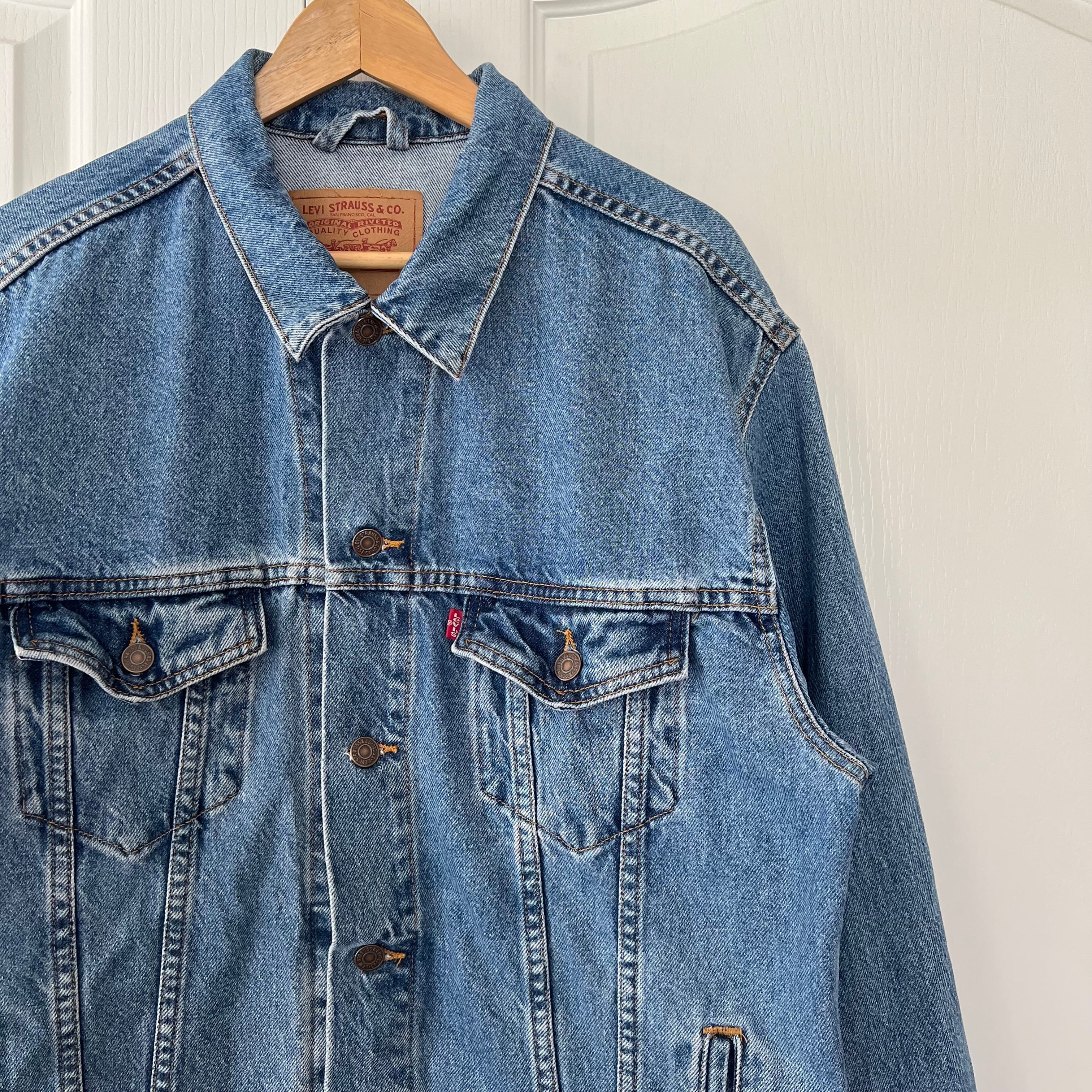 Levi's USA製 70508 リーバイス デニム ジャケット Gジャン L ビッグ