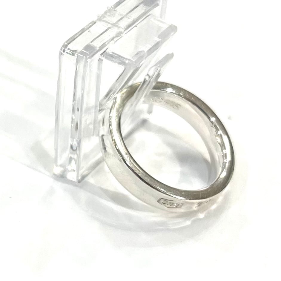 TIFFANY&CO】 【8.5号 】2835 細T&CO ナローシルバー925ヴィンテージ