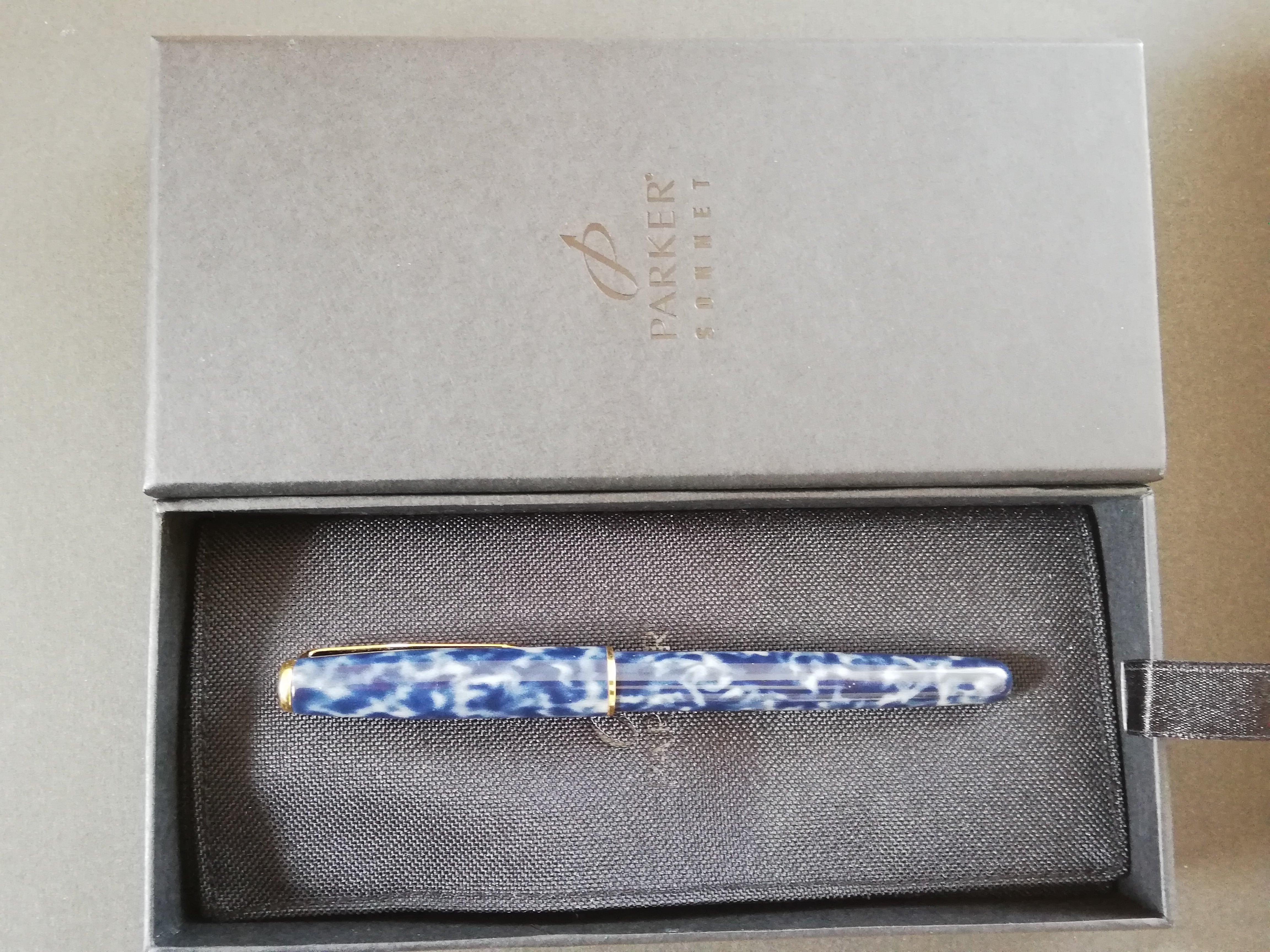 PARKER SONNET INDIGO パーカー 万年筆 18K 750 PARKER SONNET INDIGO パーカー 万年筆 18K 750 - メルカリ