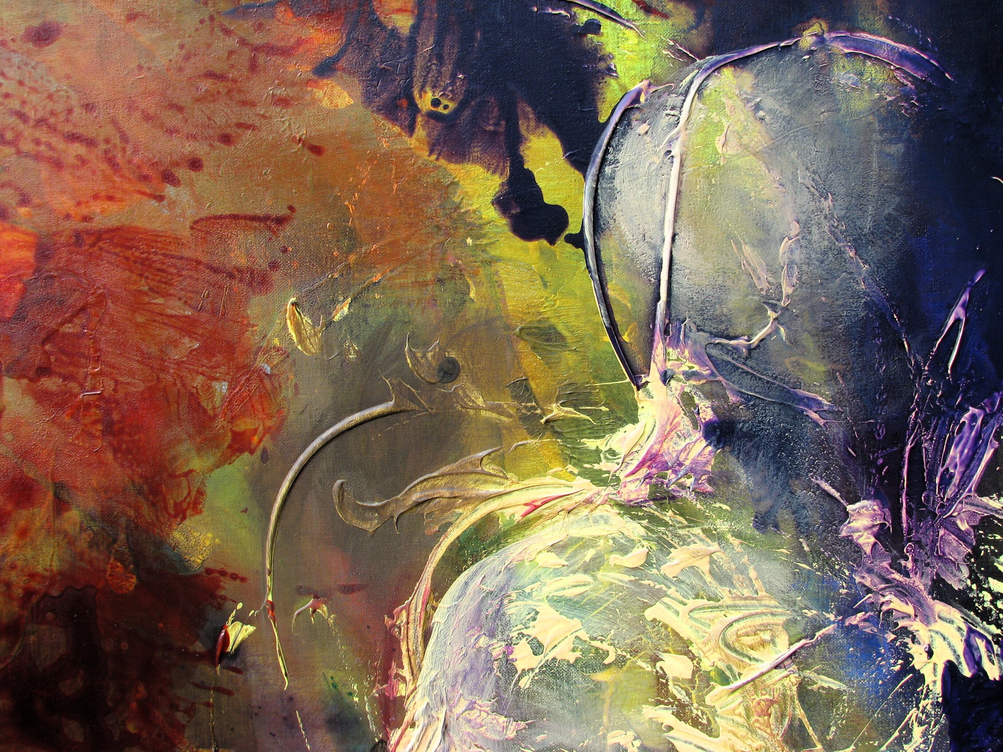 現代作家,大澤哲郎「神々の逃走-騒擾のディオニュソス to-494」F80号