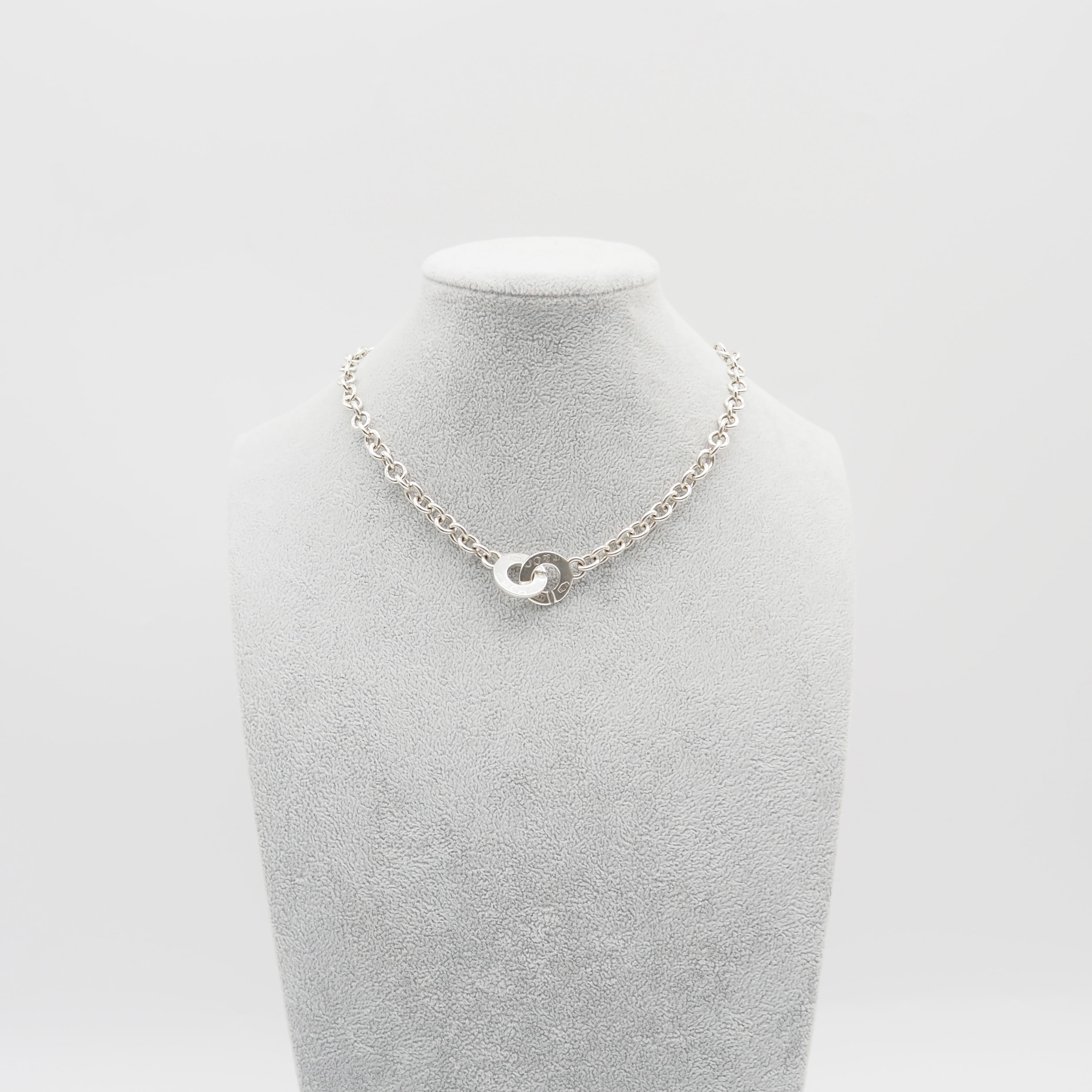Tiffany&Co. 1837サークルクラスプ ネックレス シルバー925