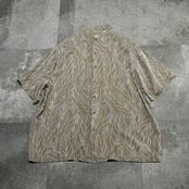 Caribbean silk rayon jacquard weave aloha shirt