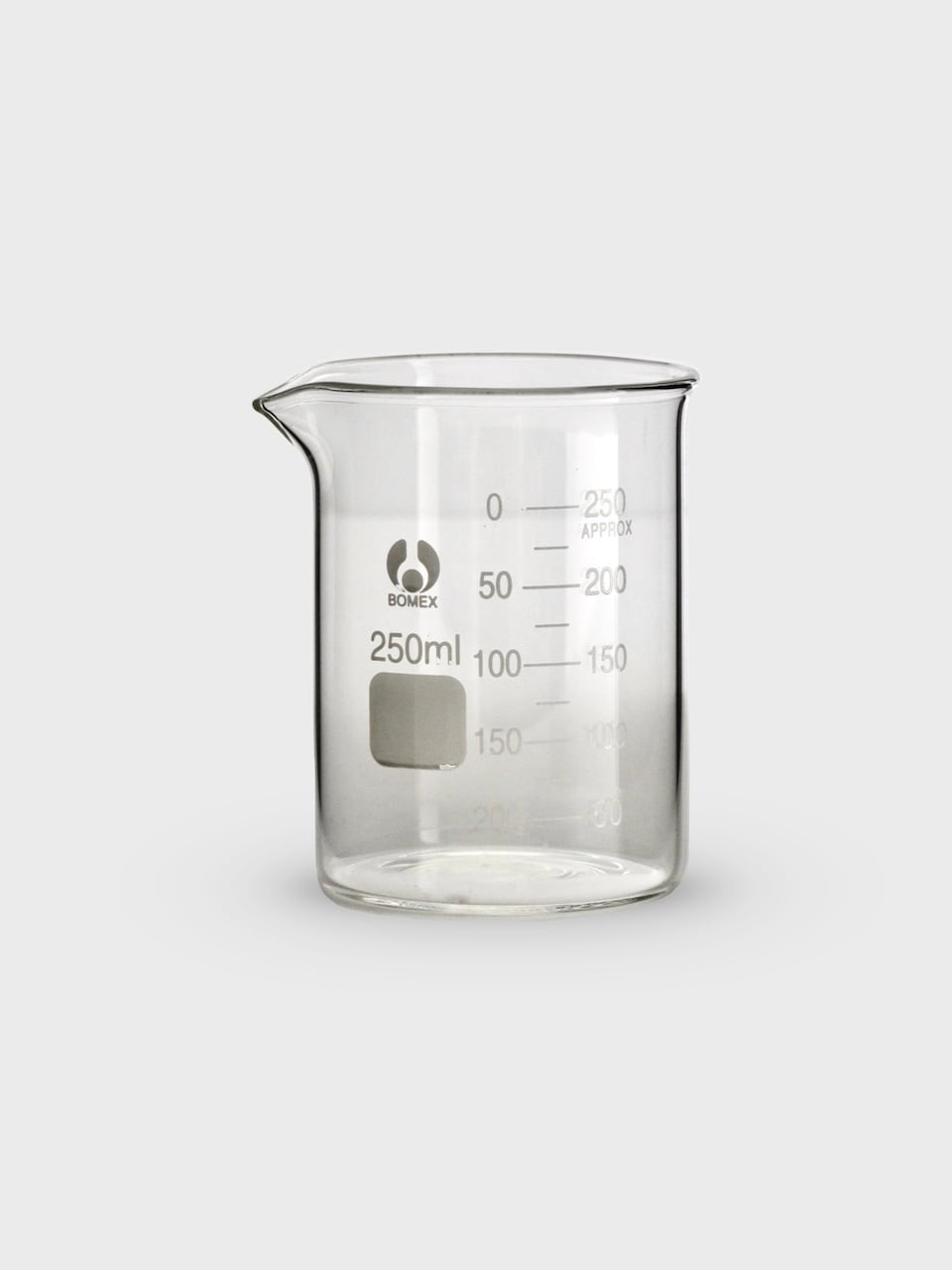 ガラスビーカー 250ml|Glass Beaker 250ml - BOMEX