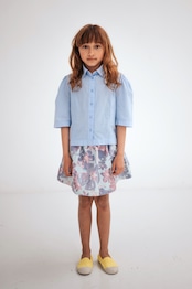 〈 REPOSE AMS 24SS 〉blouse / lavender blue