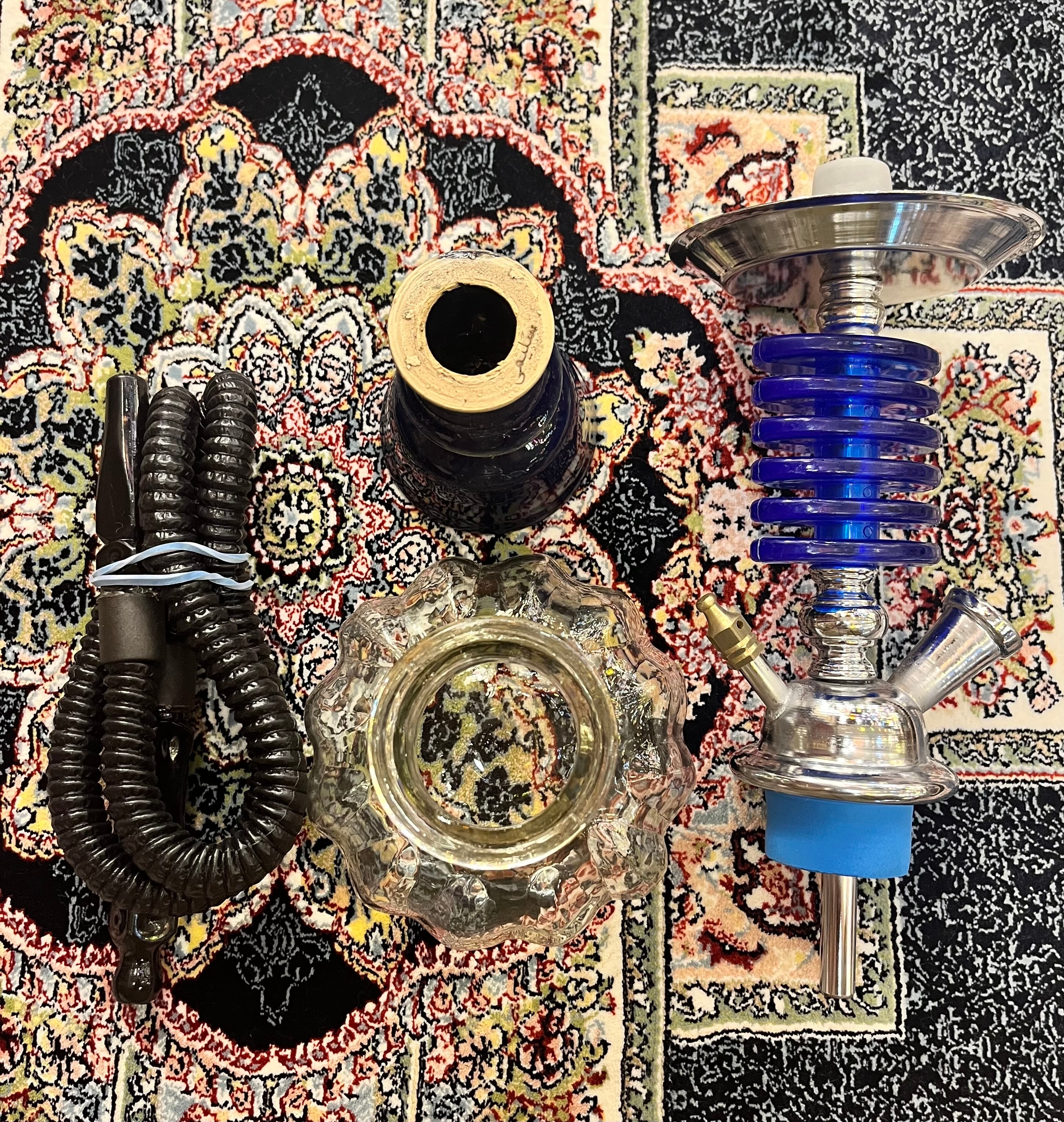 ミニシーシャ(水タバコ)本体 ブルー | zakurotokyo