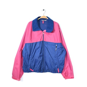 90s パタゴニア フェザーウェイトジャケット ヴィンテージ ナイロンジャケット 92年製 2トーン PATAGONIA アウトドア サイズL 古着 @DD0385