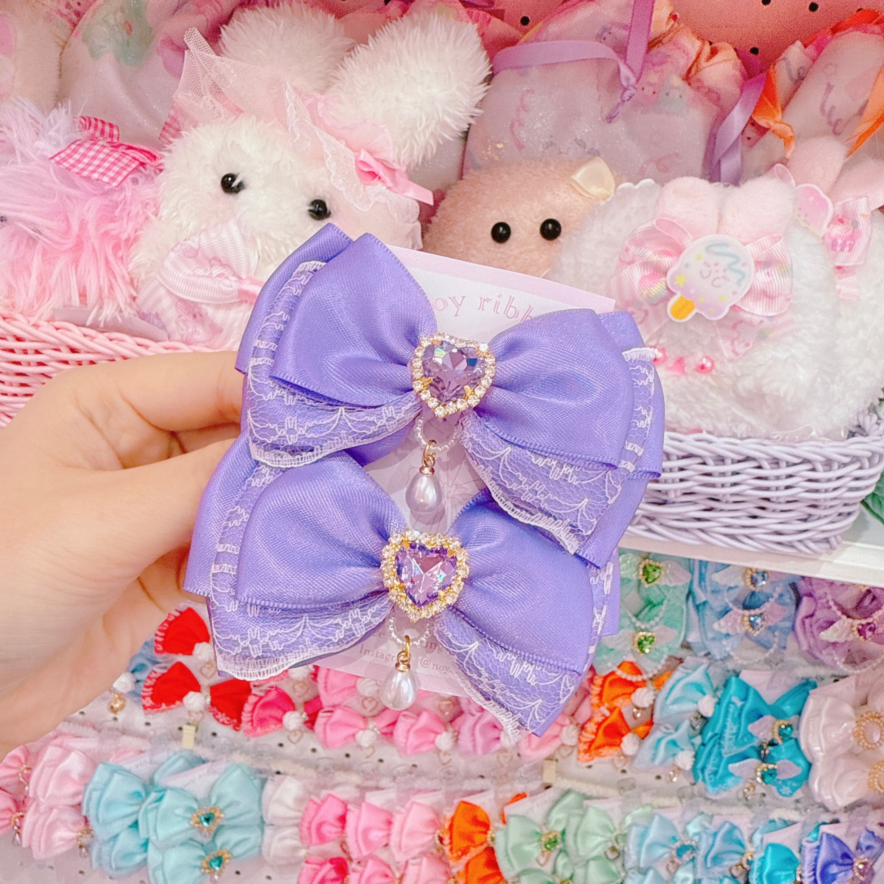 【F7】49-65ツインヘアクリップ