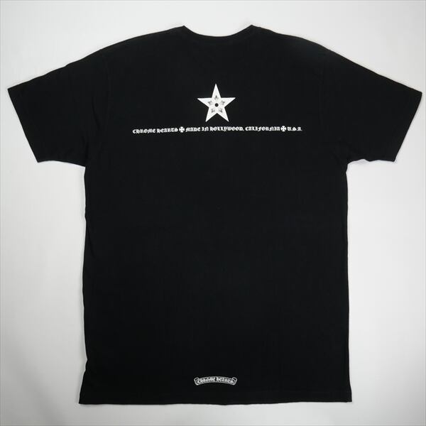 正規品CHROME HEARTS クロムハーツ　Tシャツ ほぼ未使用 クロムハーツTシャツオレンジセメタリークロスブラック|クロムハーツ