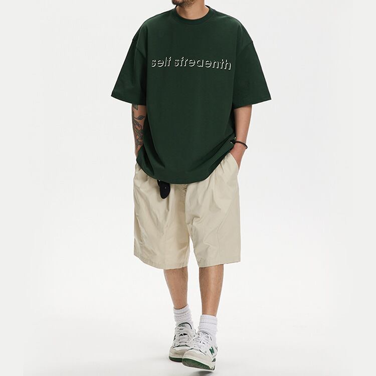 ★RETRO PRINTED COTTON LOOSE T-SHIRT　　　A0468