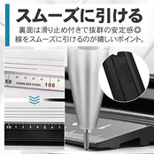 カッターガイド 定規 曲尺 30cm仕様 裁断用 アルミニウム合金 滑り止め完備 レーザー印字 多用途