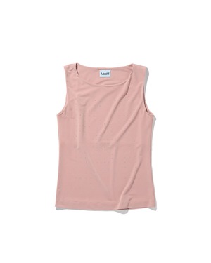 [MSCHF] SILENT GLAM SLEEVELESS_PINK BEIGE ミスチーフ 正規品 韓国ブランド 韓国ファッション 韓国代行 韓国通販 mischief 日本 店舗