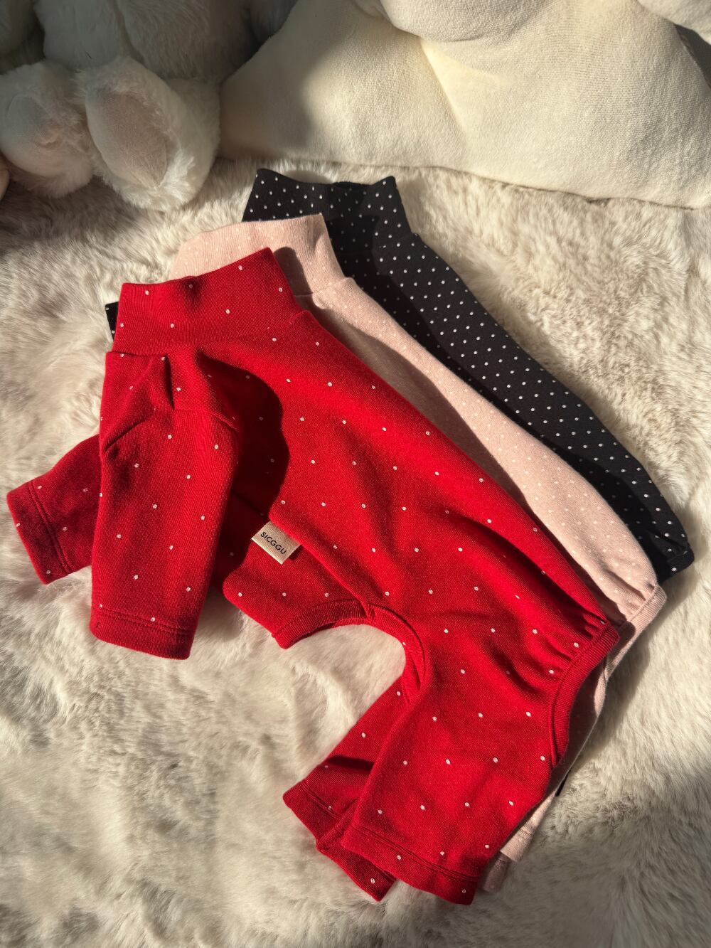 〈予約アイテム〉SICGGU / コットンドット オールインワン