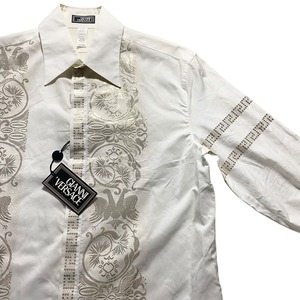 vintage GIANNI VERSACE lurex woven shirt