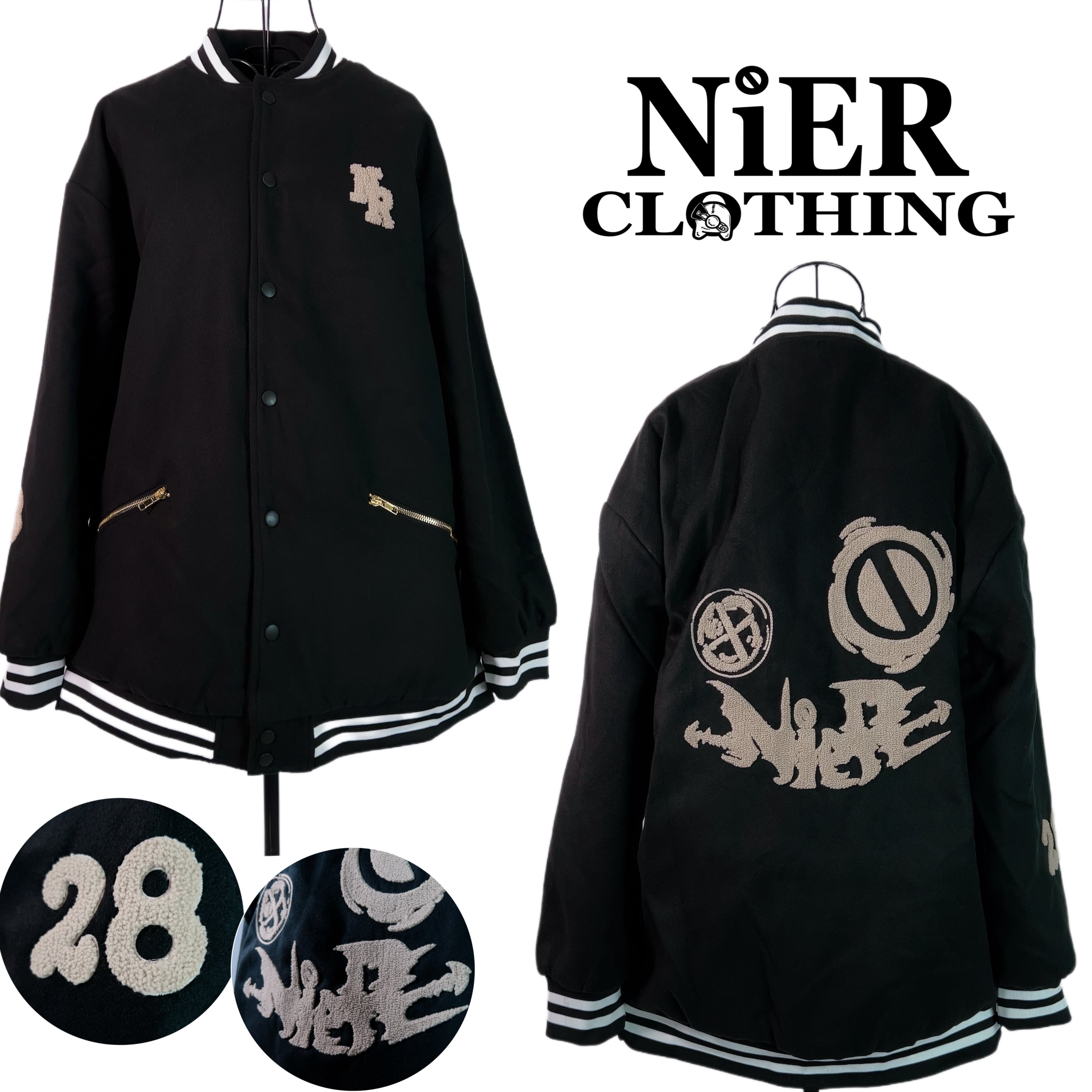 新品！Nier 防寒×軽量超ふわもこダッフルコートボーダー - ジャケット