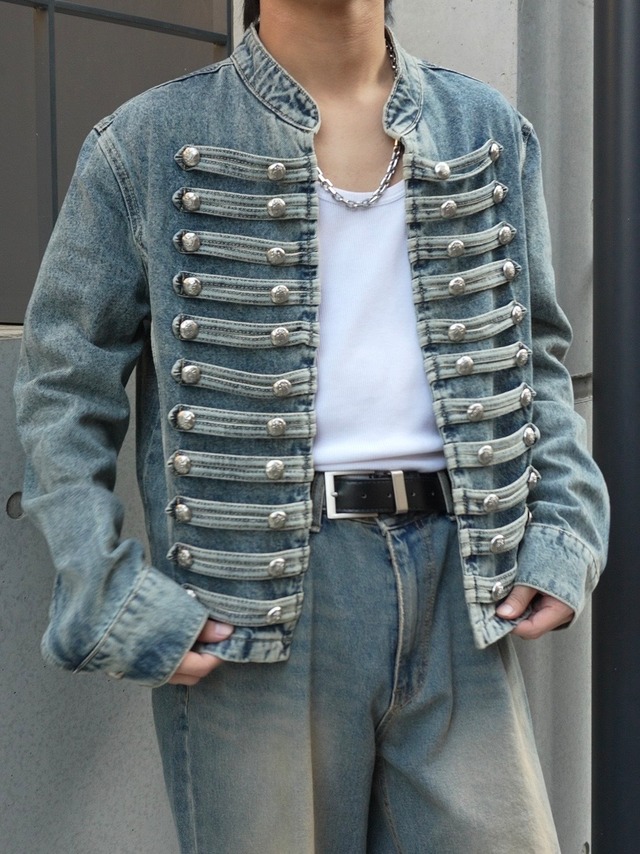 【ALUDE SELECT 】Side belt buckle slacks