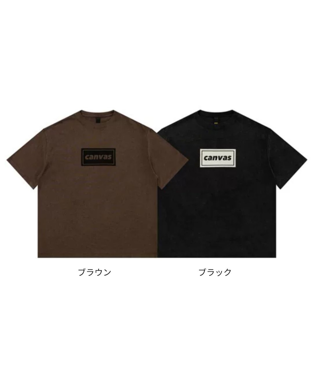 ロゴプリントクルーネック半袖Tシャツ S0511