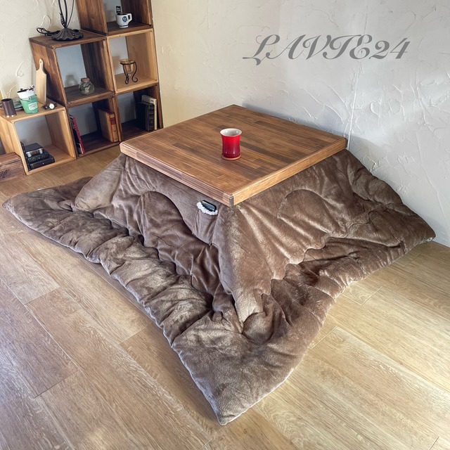 一年中使える コタツらしくないコタツA/ 布団がズレない/英国デザイン/ローテーブル/アンティーク/おしゃれ/