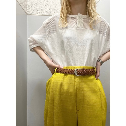 90's London Fog メッシュ切り替え Tシャツ