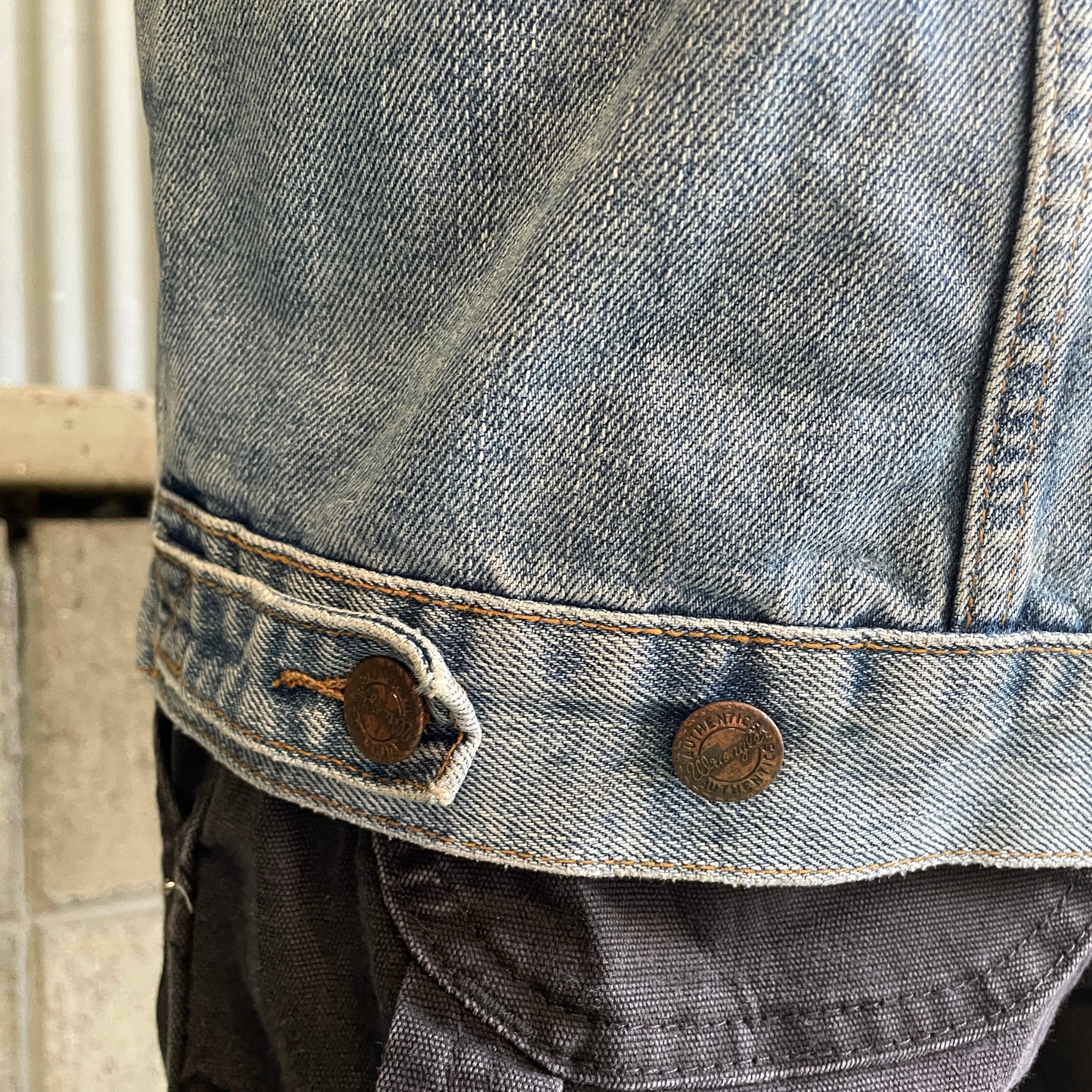 80年代〜90年代 Wrangler ラングラー デニムジャケット メンズM 古着 G 
