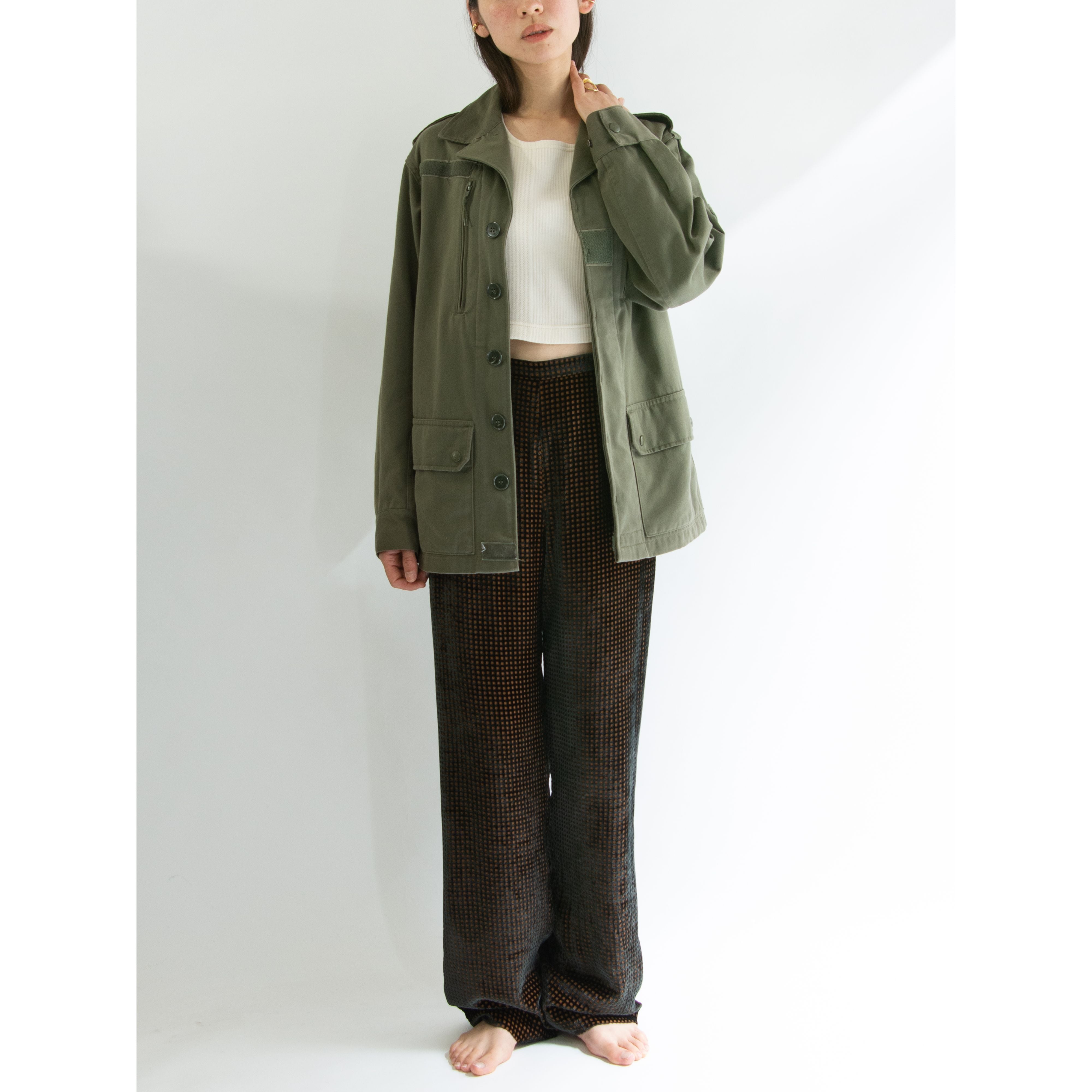 【French Army】80's F2 Combat Jacket Cotton Satin（フランス軍 ...