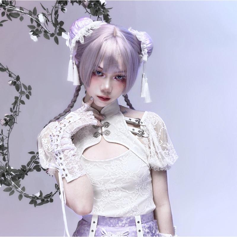 HIDOLATRAL サイバー系 BIG リボンヘアピン ヘアクリップ サブカル