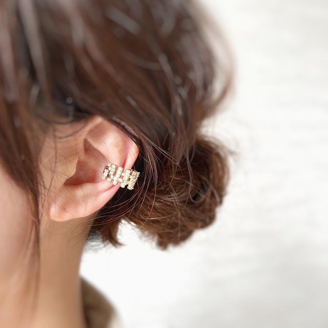 【JORIE】PLAID Ear cuff