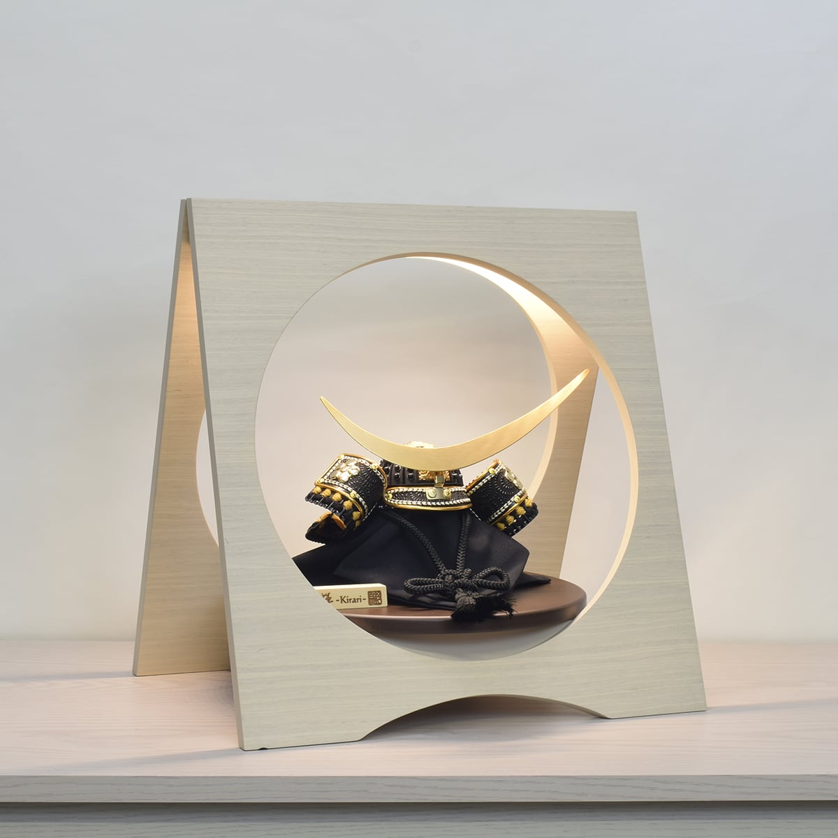 兜飾り【Moonlight・伊達政宗】ムーンライト|おしゃれ|今どき|スタイリッシュ|コンパクト|五月人形|端午の節句|和モダン