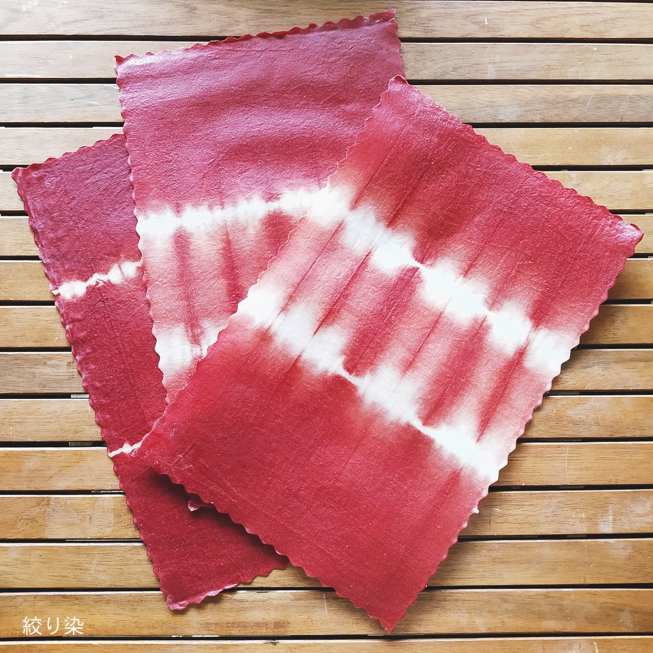 茜染め：ワンサイズ | Bee Eco Wraps Japan