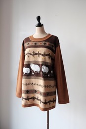 Mokomoko sheep sweater