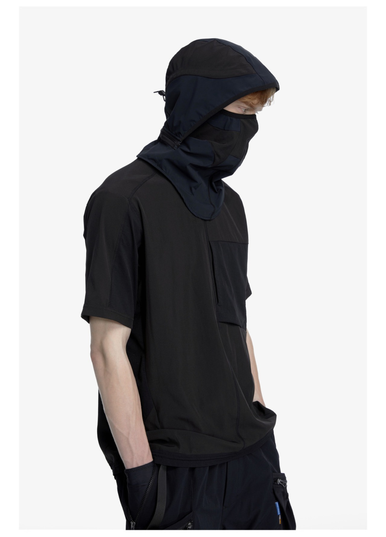 REINDEE LUSION 23SS シティファンクションカラーブロックポケットTシャツ