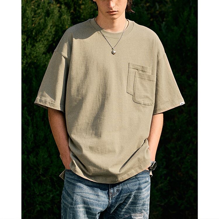 ★HEAVY WEIGHT DROPPED SHOULDER HALF SLEEVES　　　A0482