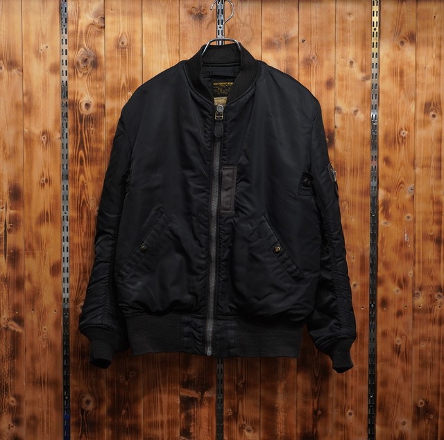 william gibson buzz rickson's MA-1 38 long /黒 ブラック バズリクソンズ ウィリアムギブソン air force フライトジャケット BR11734