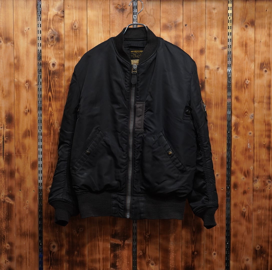 william gibson buzz rickson's MA-1 38 long /黒 ブラック バズリクソンズ ウィリアムギブソン air force フライトジャケット BR11734
