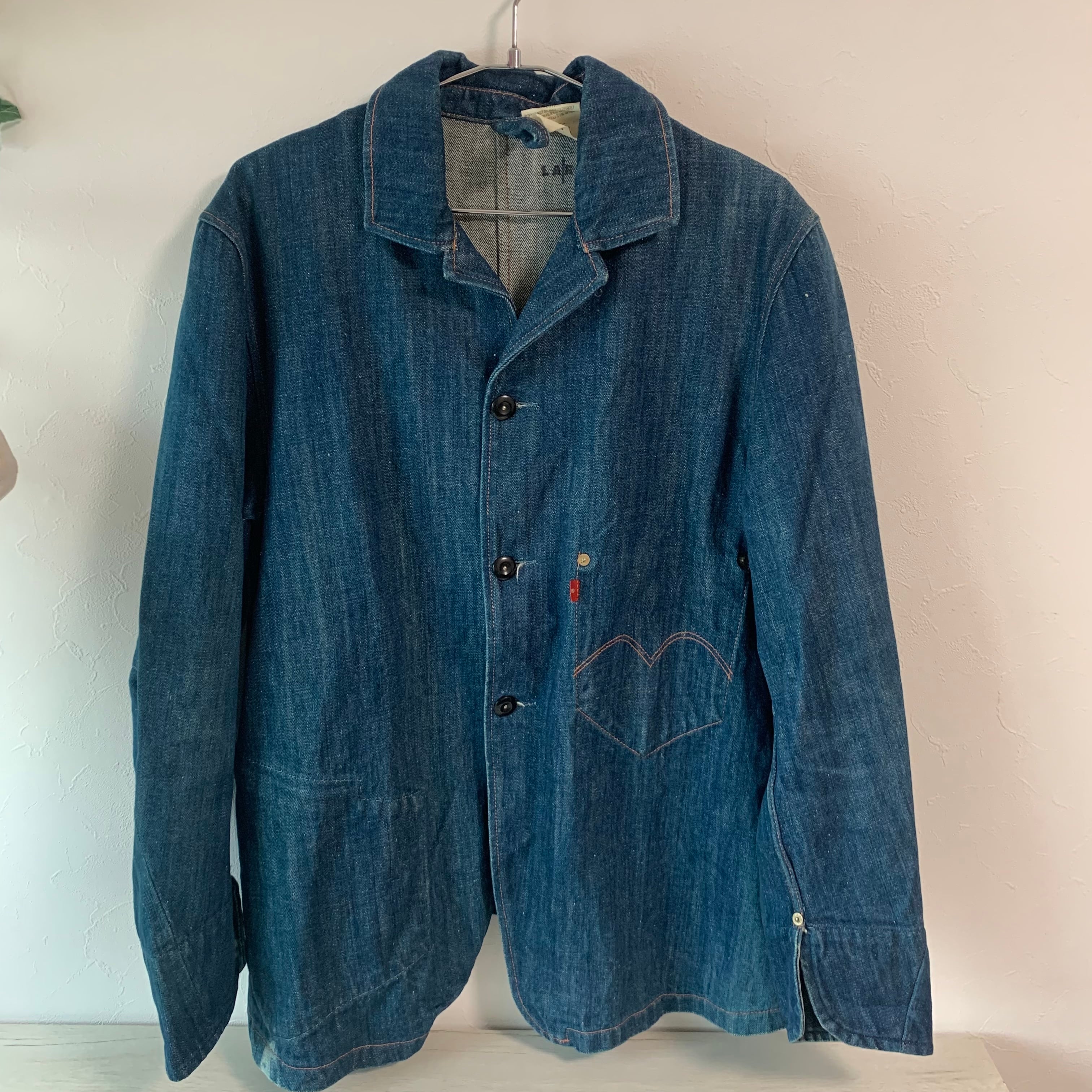 Levi’s RED 1st コート　初期　チュニジア　カバーオール　リーバイス　レッド　デニムジャケット |  おもしろリーバイスセレクト！とびだせ！TKDラボ powered by BASE