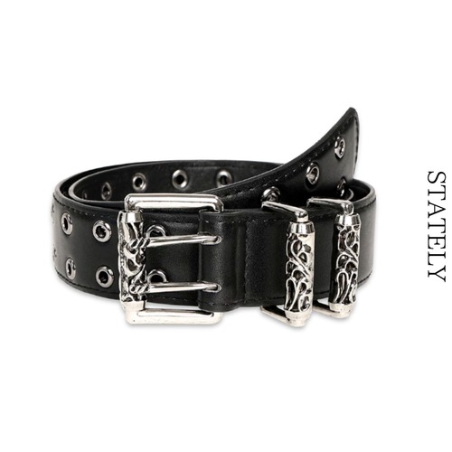 Dual Buckle スタッズベルト_A07 画像
