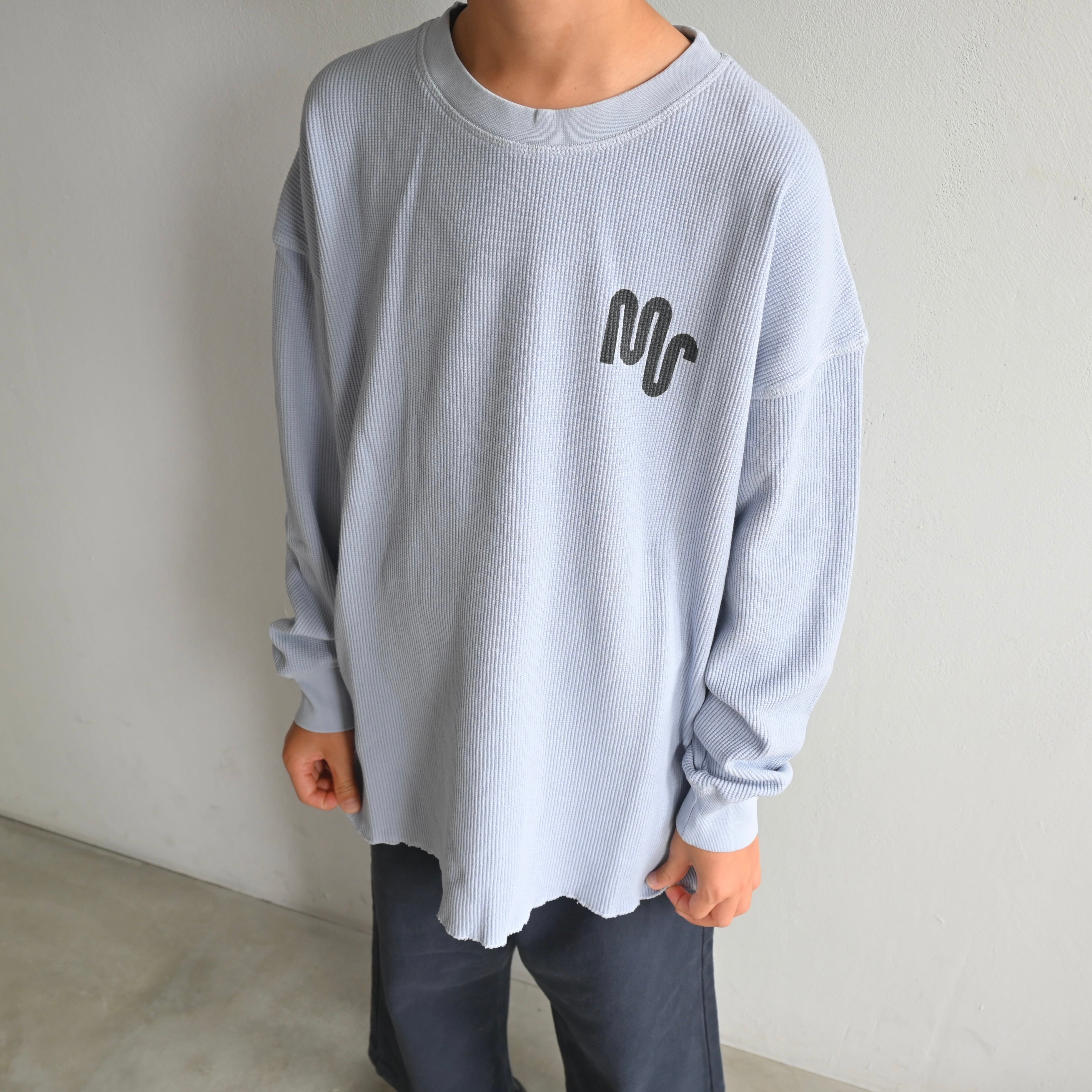 main story 2024AW》Waffle Tee / Grey Dawn | cirkel mote 