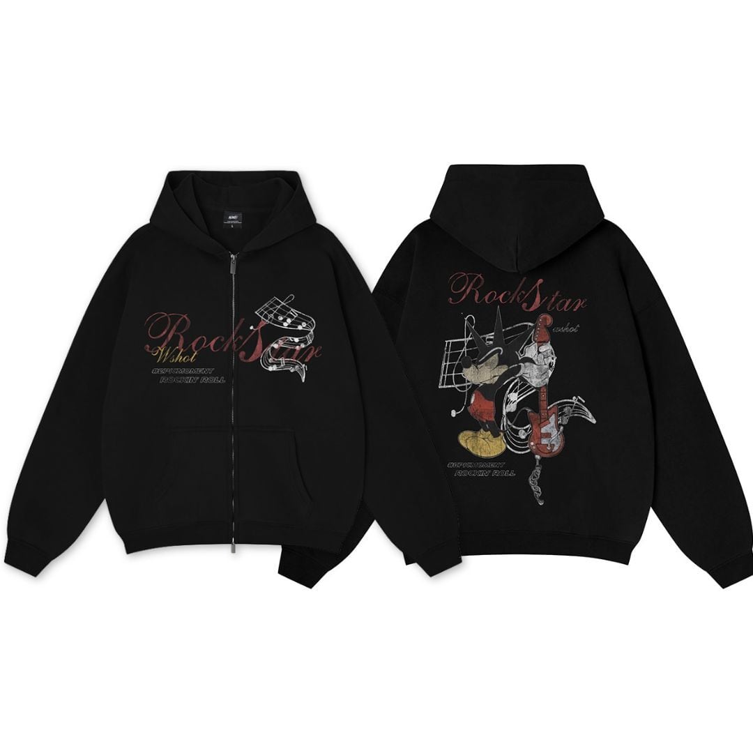 WSHOT Original RockStar Zip Hoodie WS130 | wshot