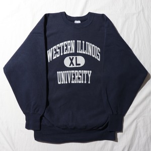 美品 XL 三段 カプセル ネイビー 90s USA リバースウィーブ 