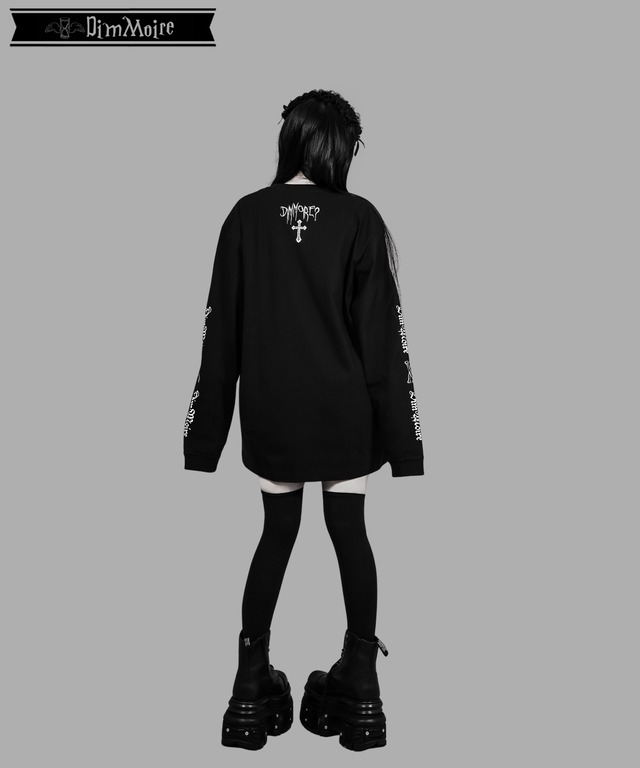 Worship My Heart ロンT【Black】