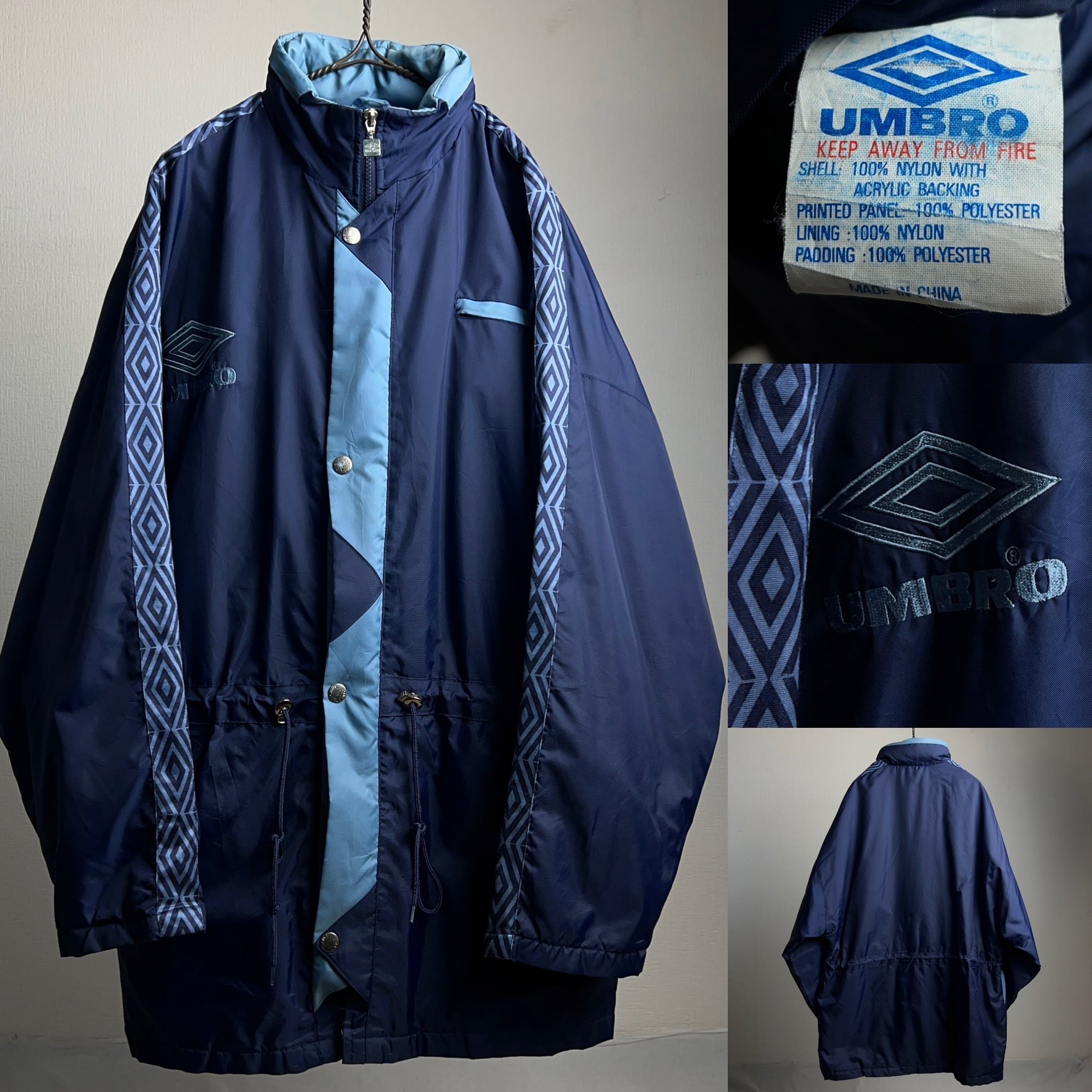 90's “UMBRO” Nylon Jacket 90年代 アンブロ ダウンジャケット【1000A414】【送料無料】 | 【公式】Thrift  Tokyo & TAROCK 古着・ヴィンテージ通販 powered by BASE