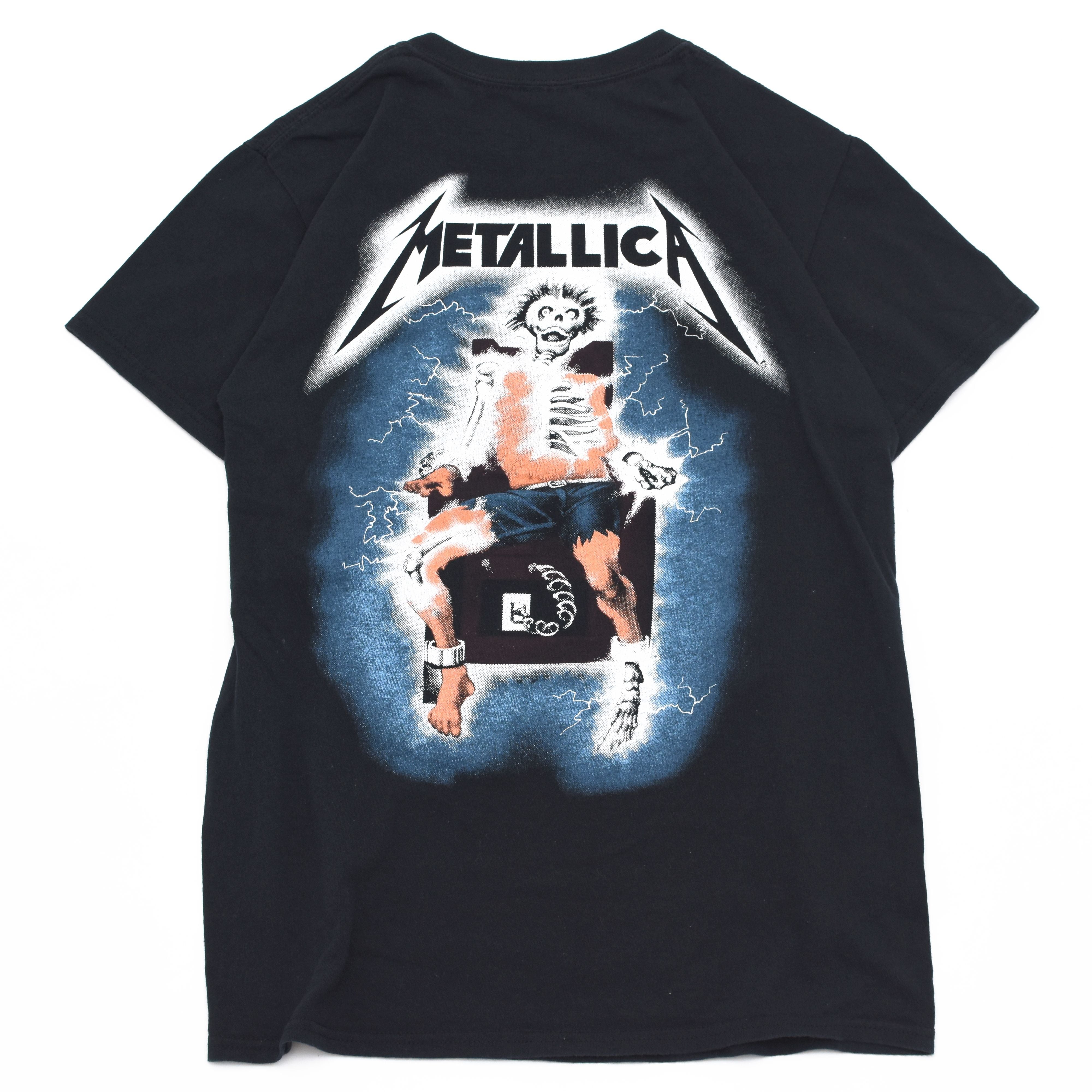 【定番】 METALLICA メタリカ 両面プリント Tシャツ コピーライト