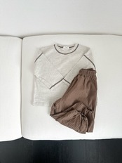 韓国子供服 / 26Autumn / 〖取寄〗ko and ko / ステッチT/ ベビー服 / キッズ服 *XXS~L*