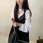 Lace Long Sleeve Base Shirt (ME341)