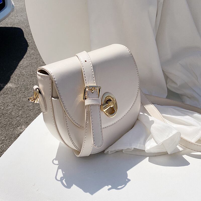 シニアセンススモールバッグ女性2020新しいバージョンのワイルドテクスチャショルダーメッセンジャーバッグネット赤ファッションサドルバッグ潮 Tiancai_Wing_Bag7399897