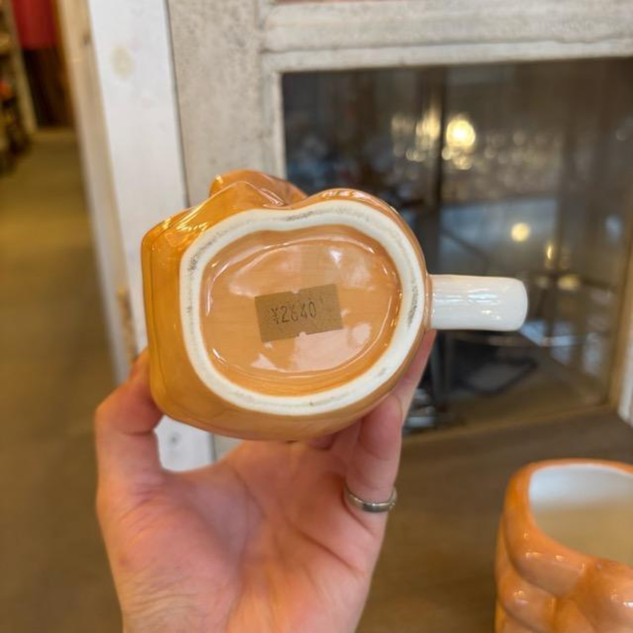 グータッチマグ 2個セット / ペアセット　マグカップ　お祭り　プレゼント　ギフト　磁器　可愛い　父の日　母の日　イベント　記念日　景品