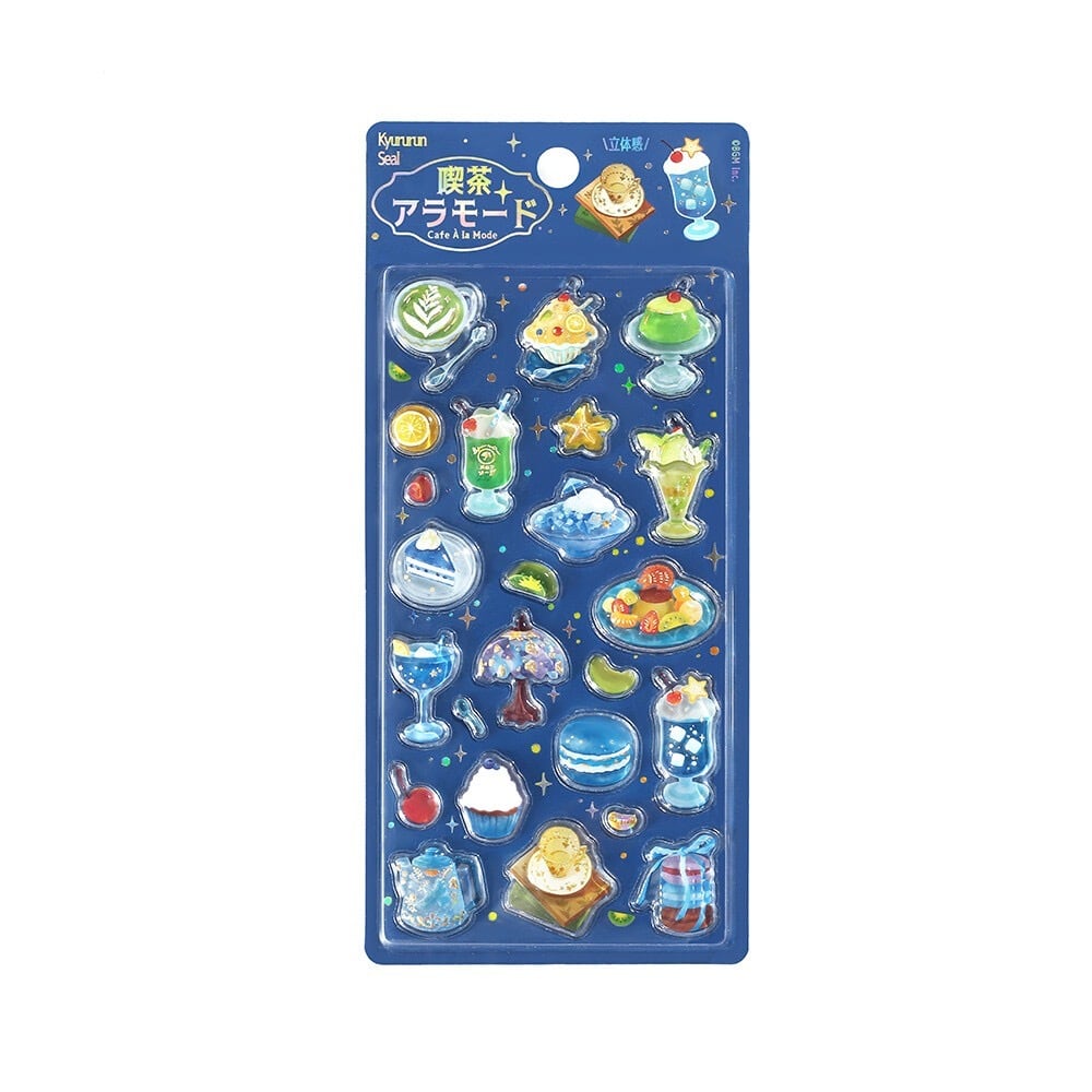 バラ売り】きゅるるんシール 箔押し有 | momo shop