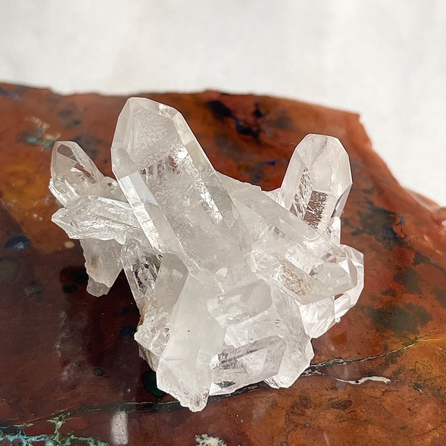 【特別販売】【トップクオリティ】ゼッカデソウザ産　水晶クラスター　No.7