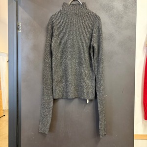 新品 ミックスヤーン サムホール付 リブニット