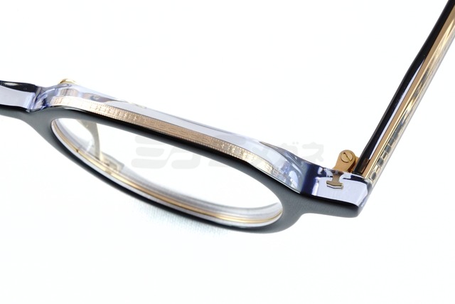 KameManNen メガネ KMN-6147 BK クラウンパント インナーメタル 太セル カメマンネン 鯖江 日本製 正規品-6枚目